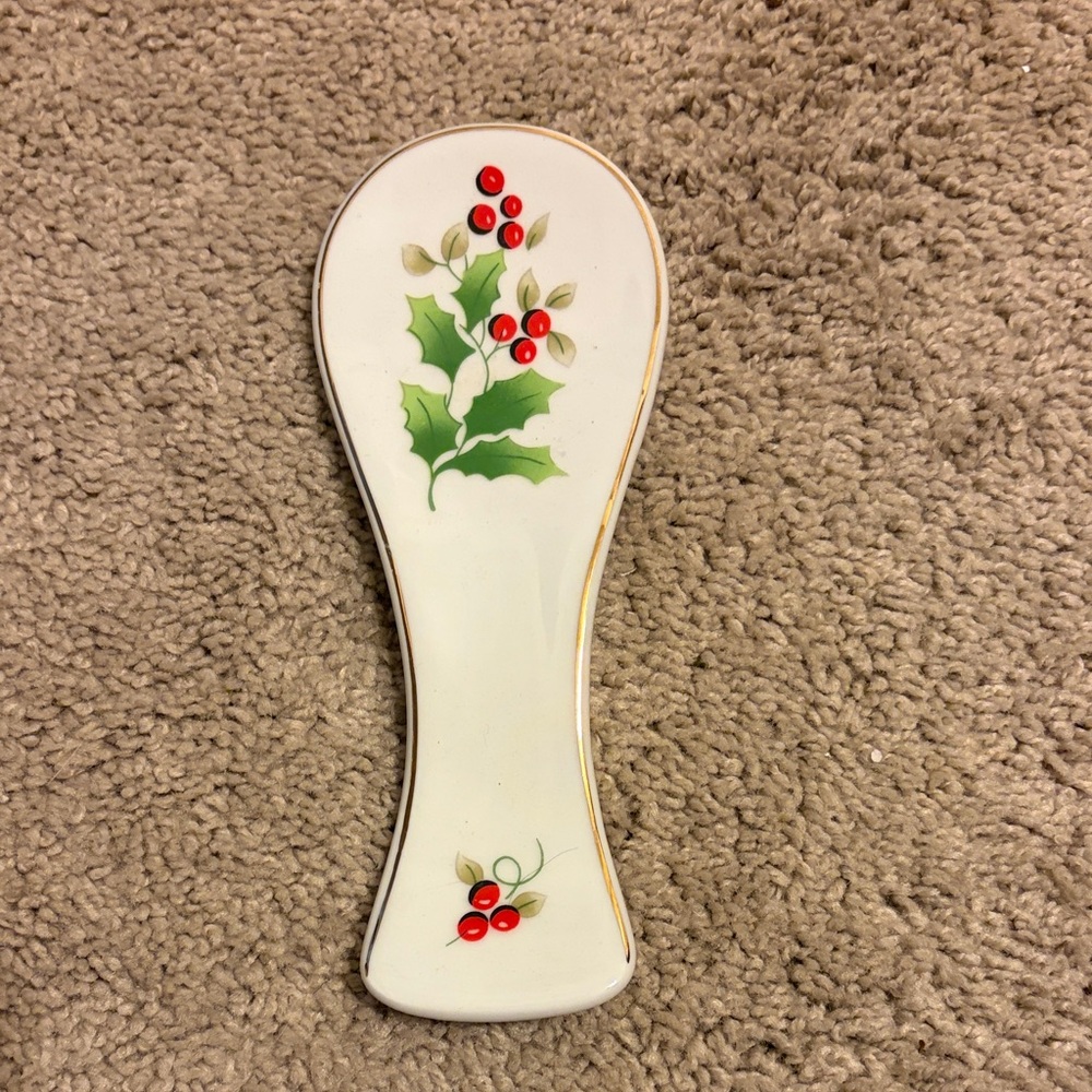 Royal Norfolk White Ceramic Spoon Rest